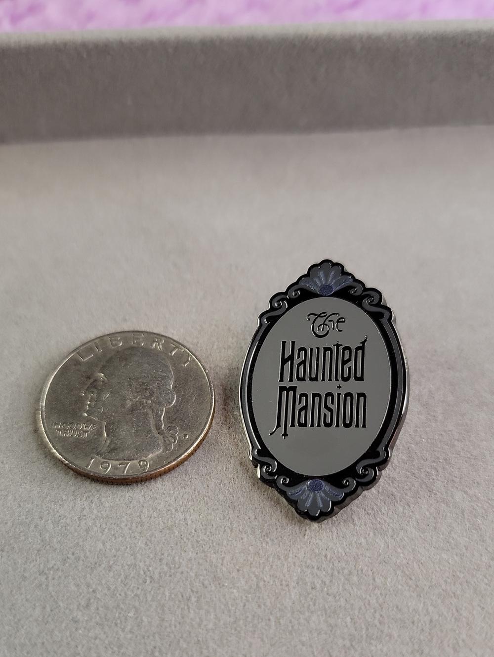 NWOT Loungefly Disney Haunted Mansion Entrance Plaque Mystery Pin